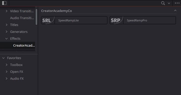 Installation Speed Ramp Lite